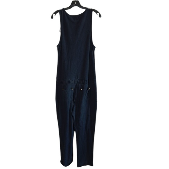 Y2K Juicy Couture Blue Jumpsuit.Terry cloth material,sleeveless,utility pockets - Picture 2 of 16